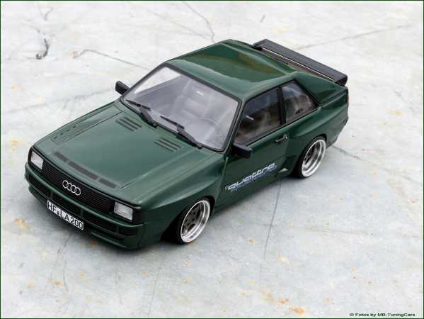 1:18 AUDI SPORT QUATTRO GRÜN EDITION + PORSCHE RS ALUs [ KURZ VERSION ]